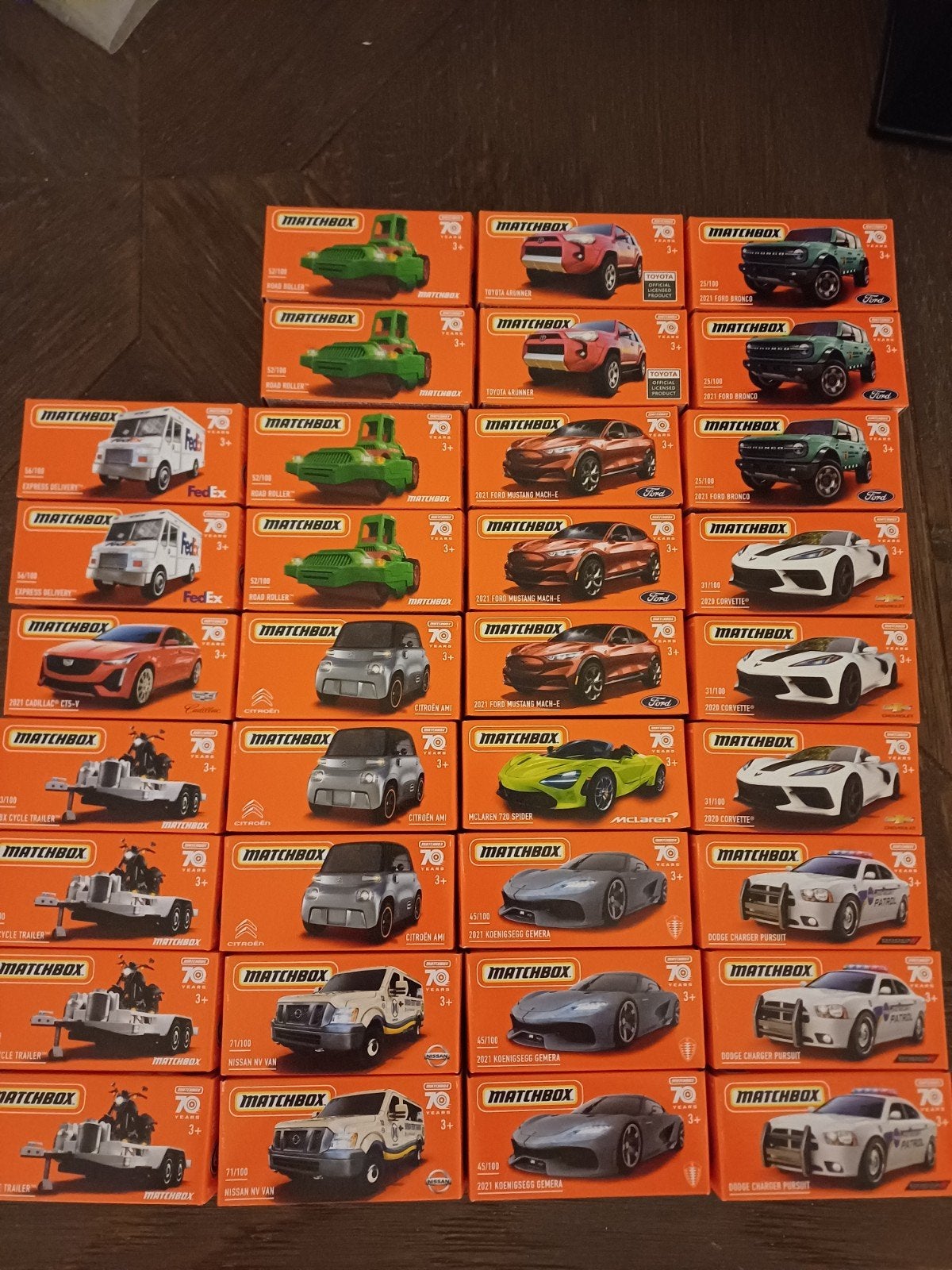 34x Matchbox 70 Jaar Jubileum Collectie - Nieuw in Doos, Verzenden, Nieuw