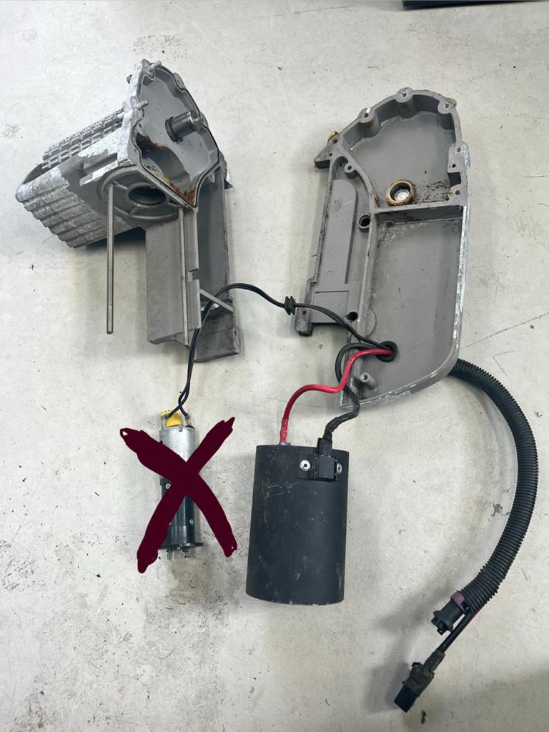Onderdelen Kronings Mover KG2M - Motor, behuizing, aandrijfa, Ophalen of Verzenden, Gebruikt