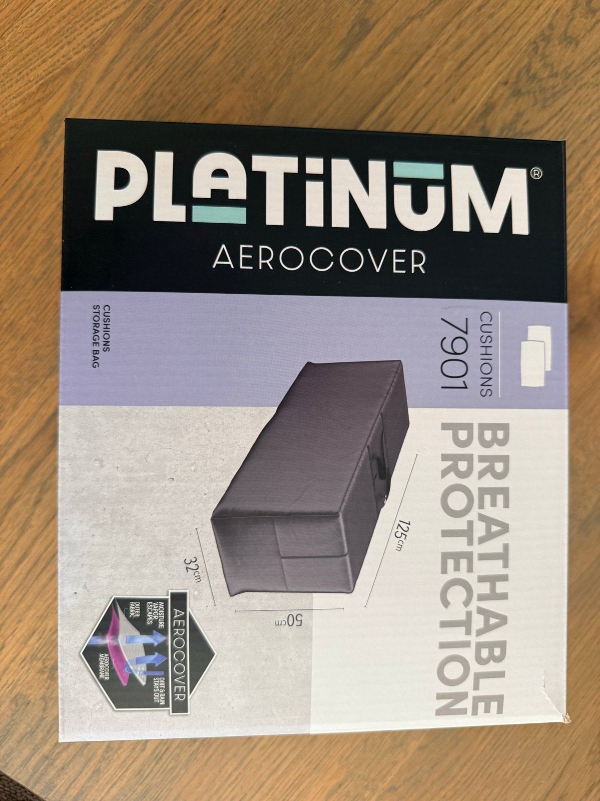 Nieuwe Platinum Aerocover Kussen Opbergtas 125x50x32cm, Ophalen of Verzenden, Nieuw