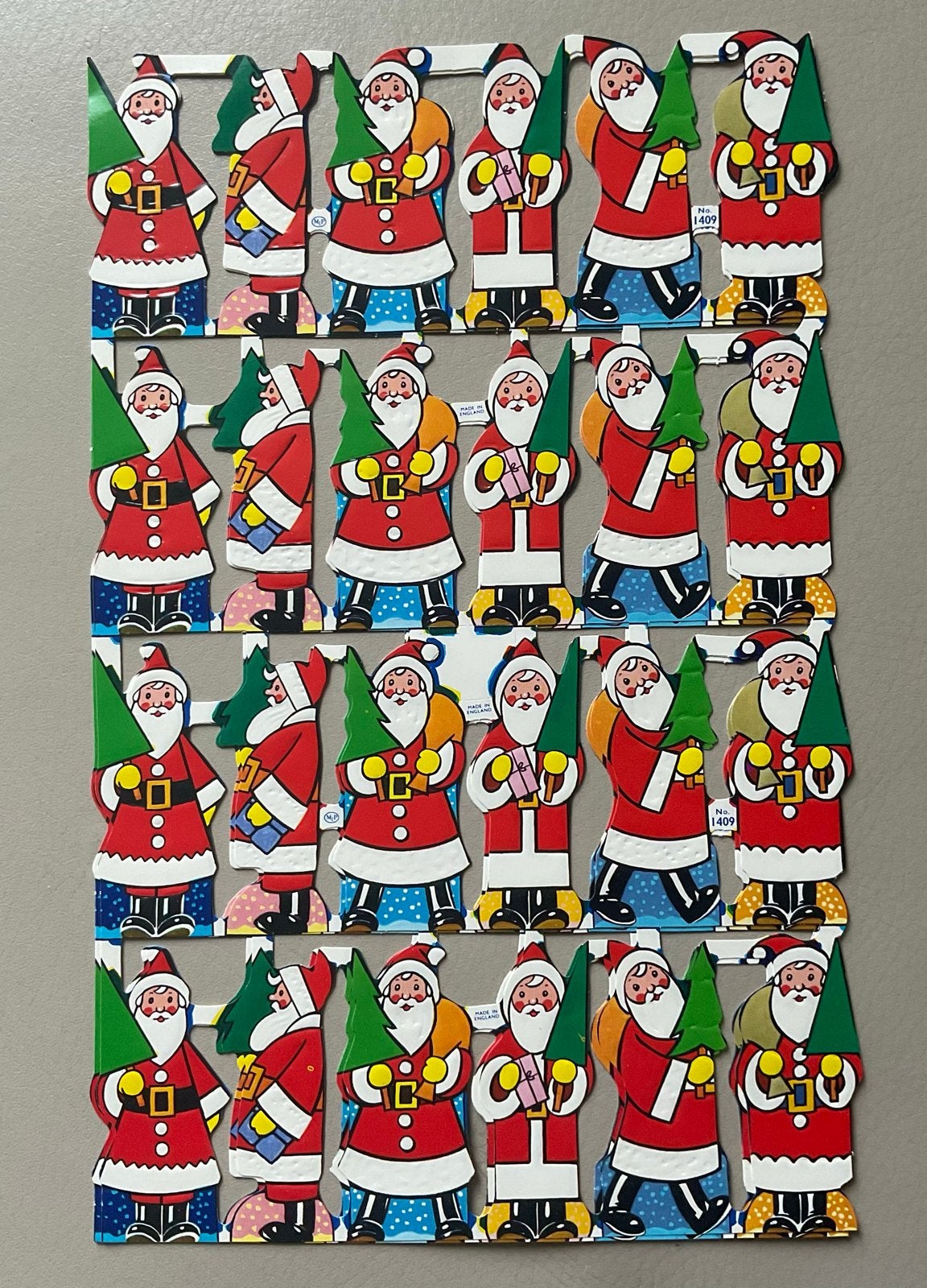 Kerst vintage poesieplaatjes uitzoeken 1,25 per vel, Ophalen of Verzenden