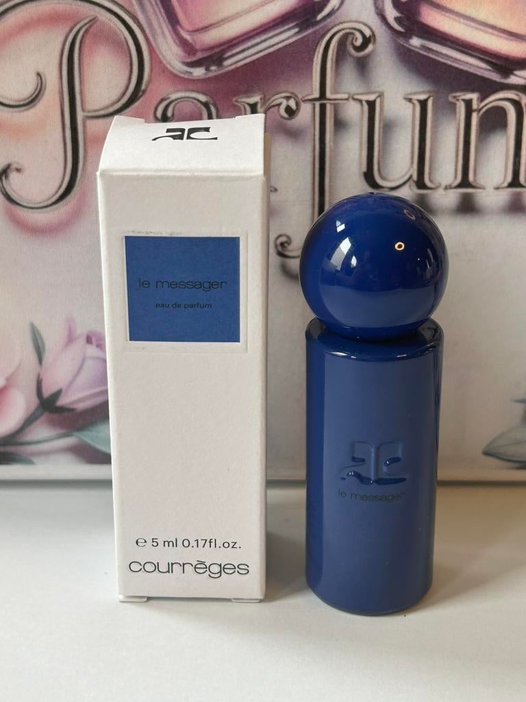 Courrèges le messager miniature 5ml edp, Ophalen of Verzenden, Nieuw, Miniatuur, Gevuld