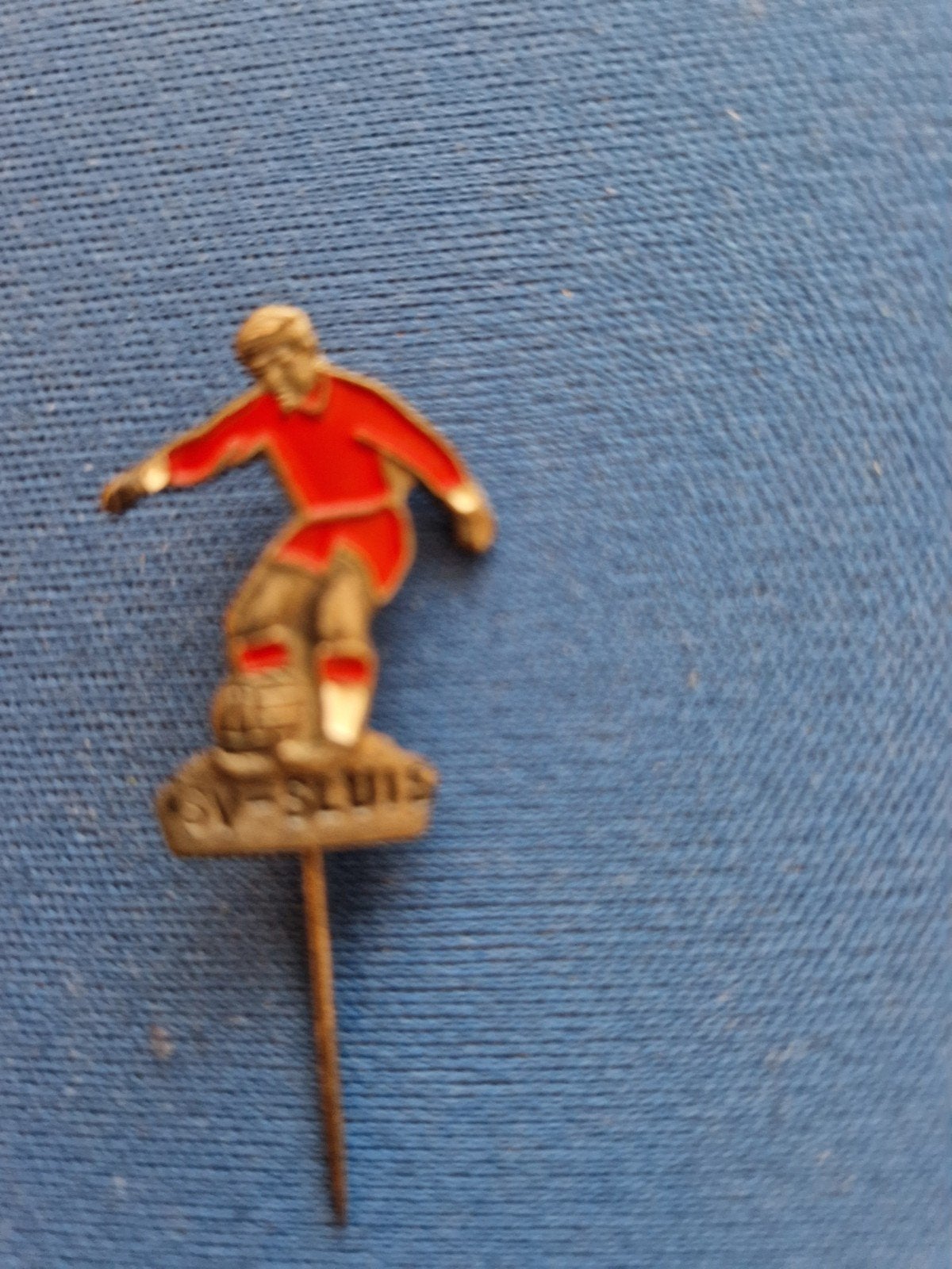 zilvervoetje sv sluis voetbal, Verzenden, Gebruikt, Sport