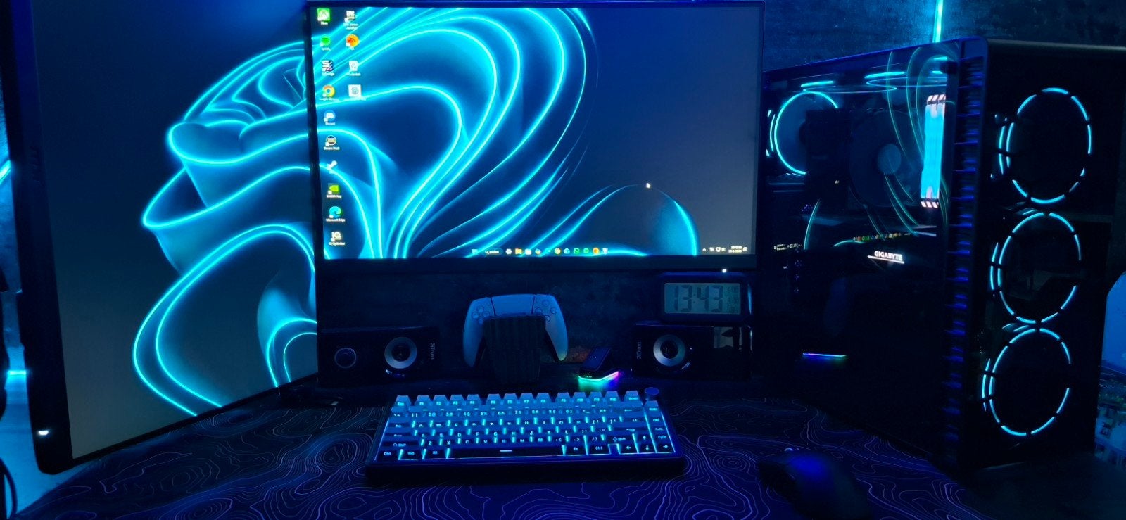 gaming pc (setup), Computers en Software, Virtual Reality, AMD Ryzen 5, Zo goed als nieuw, SSD