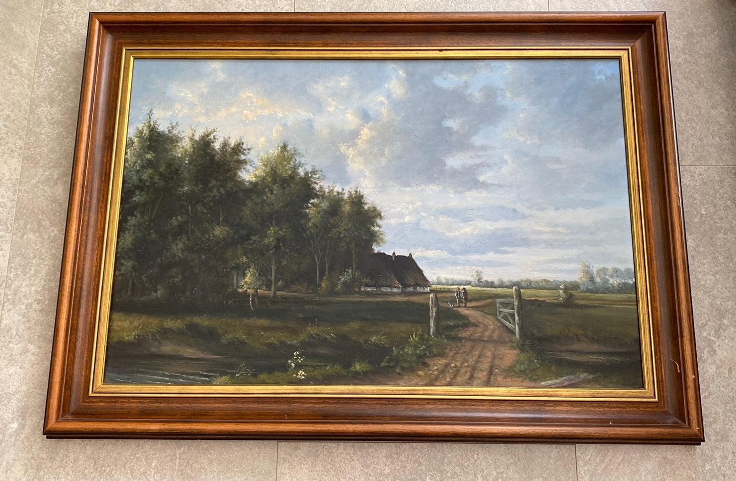 Even de hond uitlaten, Antiek en Kunst, Ophalen of Verzenden