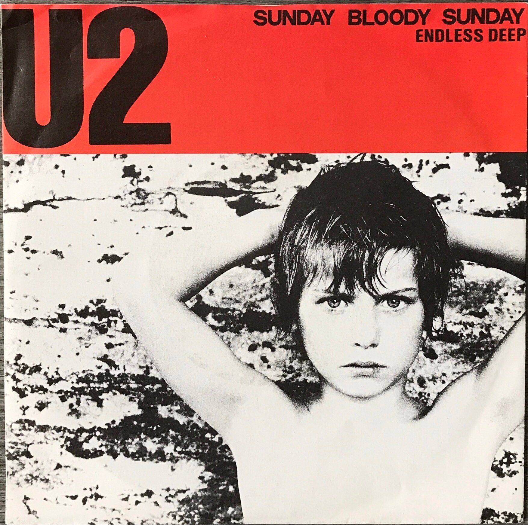 U2 - Sunday bloody sunday (‘83)plaat HEEL MOOI (NLop3), Verzenden, 7 inch
