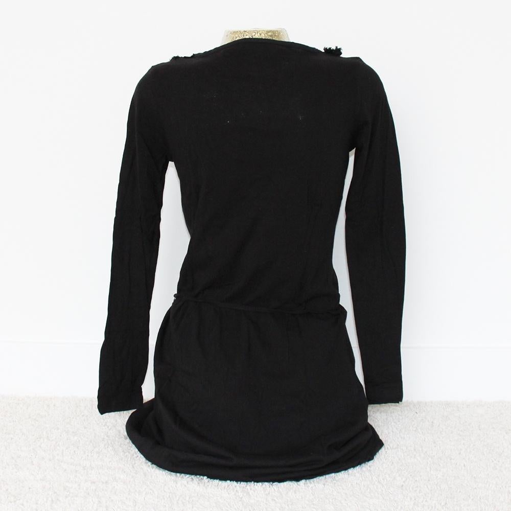 Mooie Just B. Jurk 100% Katoen (M) - 34 € 25,-, Kleding | Dames, Jurken, Maat 38/40 (M), Zwart, Ophalen of Verzenden, Zo goed als nieuw