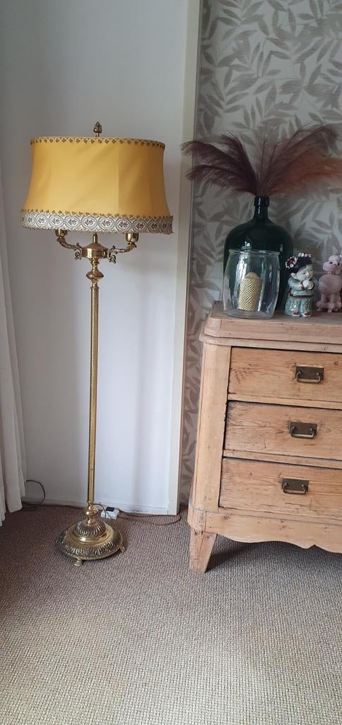 Prachtige Zweedse vintage vloerlamp, Ophalen, Zo goed als nieuw, Stof, 150 tot 200 cm