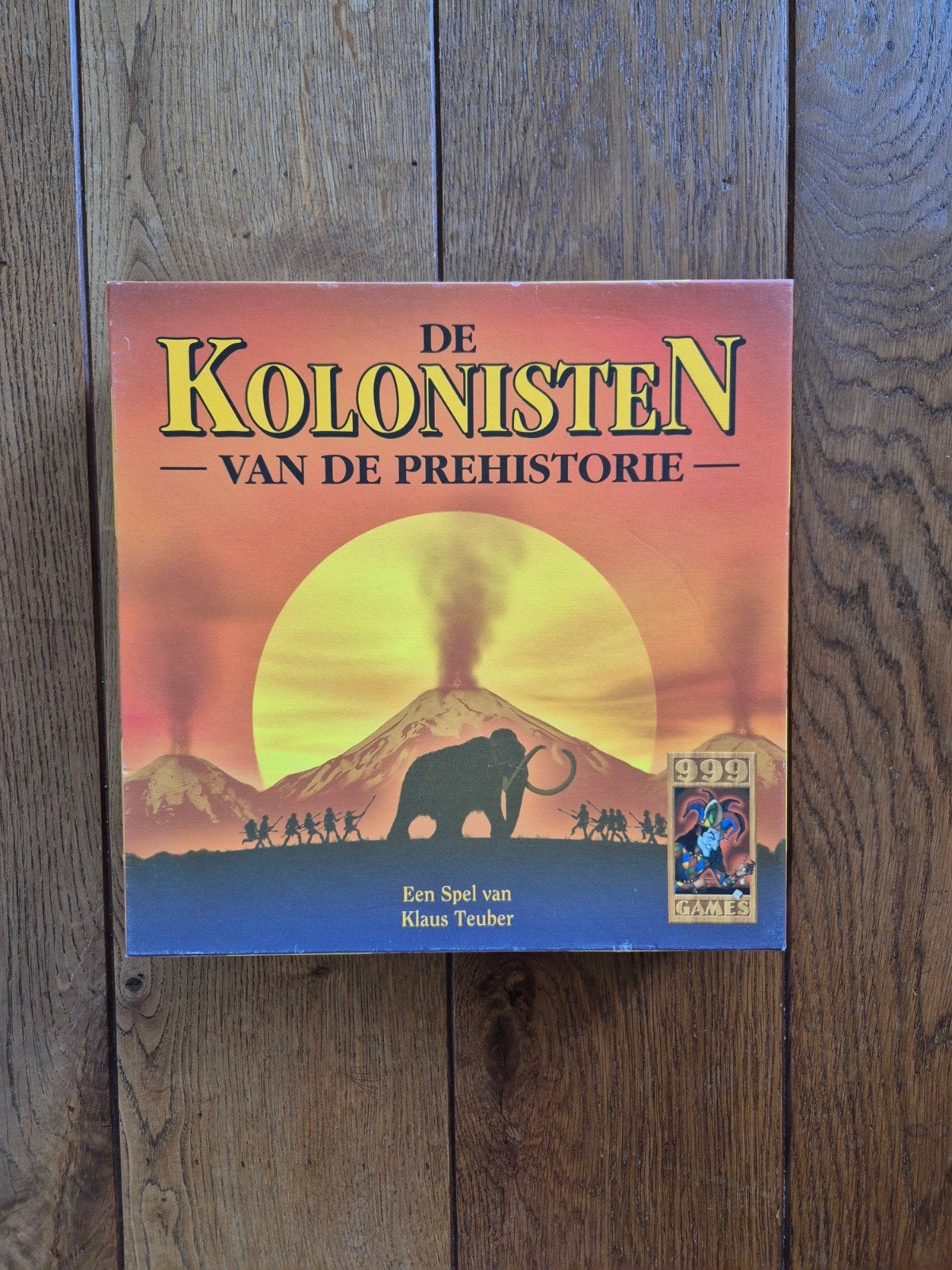 De Kolonisten van de Prehistorie - Bordspel, Hobby en Vrije tijd, Drie of vier spelers, Ophalen of Verzenden, Gebruikt, 999 Games