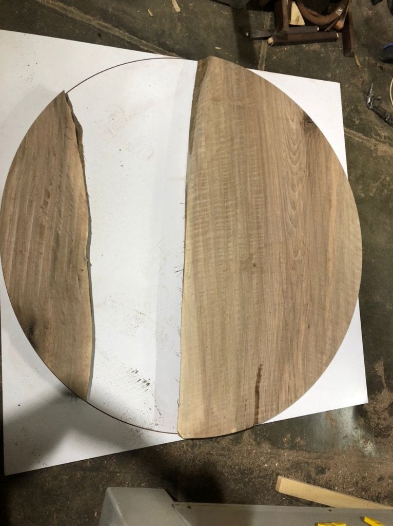 Epoxy round table, 140 cm handmade, Ophalen