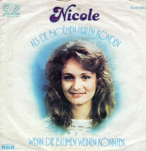 VERKOCHT Nicole – Als De Bloemen Huilen Konden (1983), Cd's en Dvd's, Vinyl | Nederlandstalig, Fotohoes, 7 inch, Ophalen of Verzenden