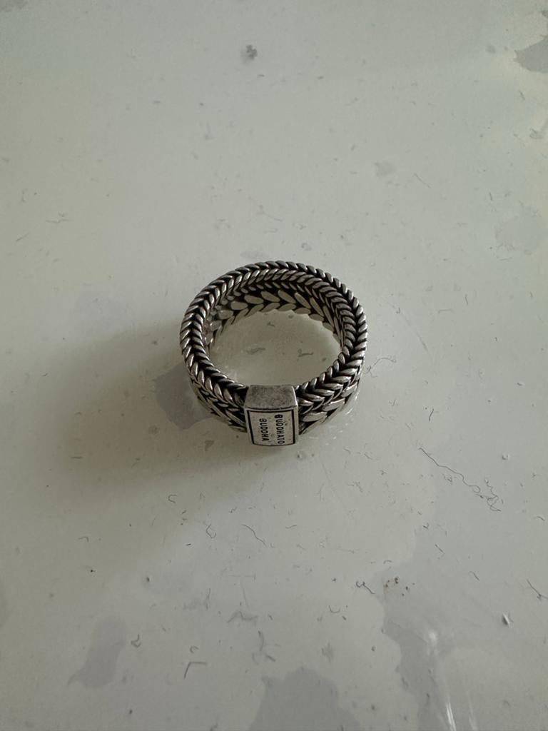 Buddha to Buddha Ring Barbara Mt 18, 18 tot 19, Ophalen of Verzenden, Zo goed als nieuw, Dame of Heer