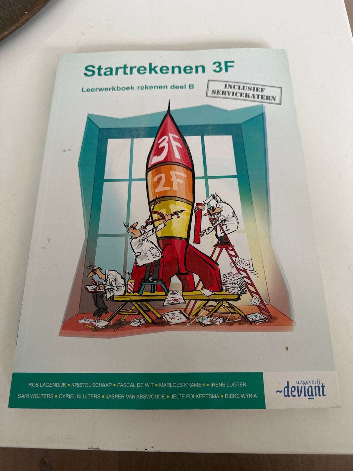 Startrekenen 3F Leerwerkboek rekenen deel B, Ophalen of Verzenden, Zo goed als nieuw, MBO