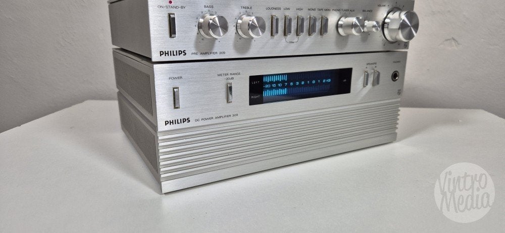 Philips X09 Stereo Set | 109 Tuner | 209 + 309 Versterker, Audio, Tv en Foto, Stereo-sets, Philips, Tuner of Radio, Refurbished