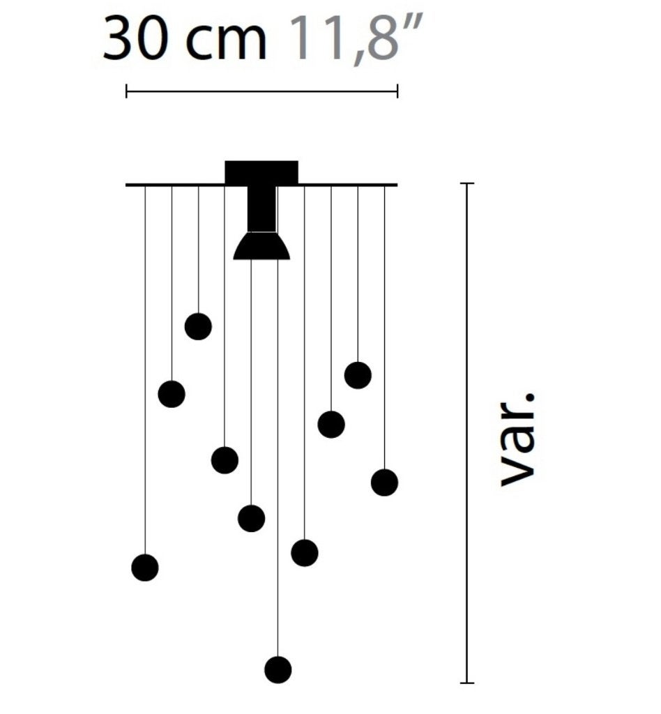 In doos Ilfari Sprankling Point XL C1 twv € 1050,00!, Ophalen of Verzenden, Nieuw, Maretti Artemide Eichholtz design luxe