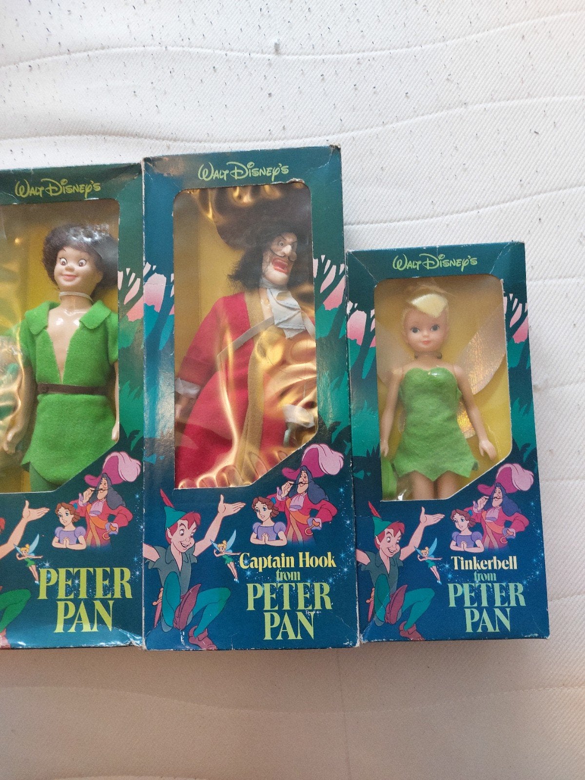 Peter pan  poppen  Disney, Ophalen of Verzenden, Zo goed als nieuw, Pop
