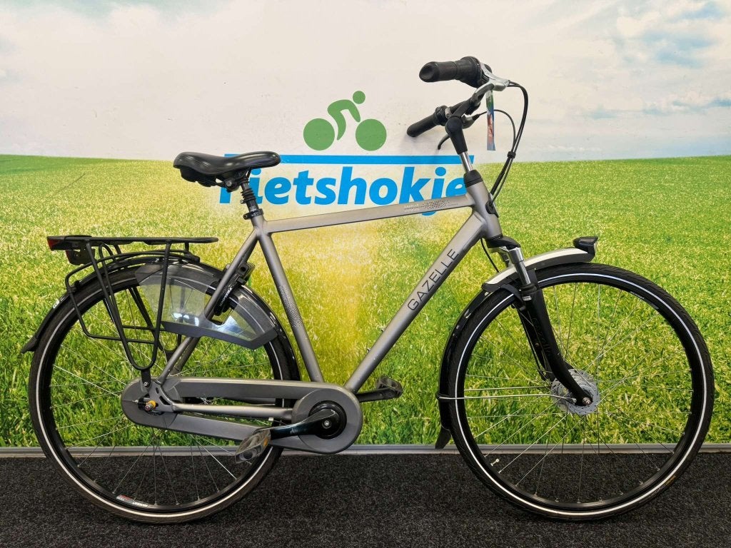 Fietshokje Amersfoort: Gazelle Paris herenfiets N7 H57, Niet ingevuld, Gebruikt, Versnellingen, Niet ingevuld