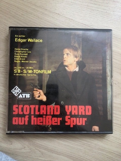 Edgar Wallace: Scotland Yard auf heißer Spur S8 S/W-Tonfilm, Ophalen of Verzenden, 8mm film
