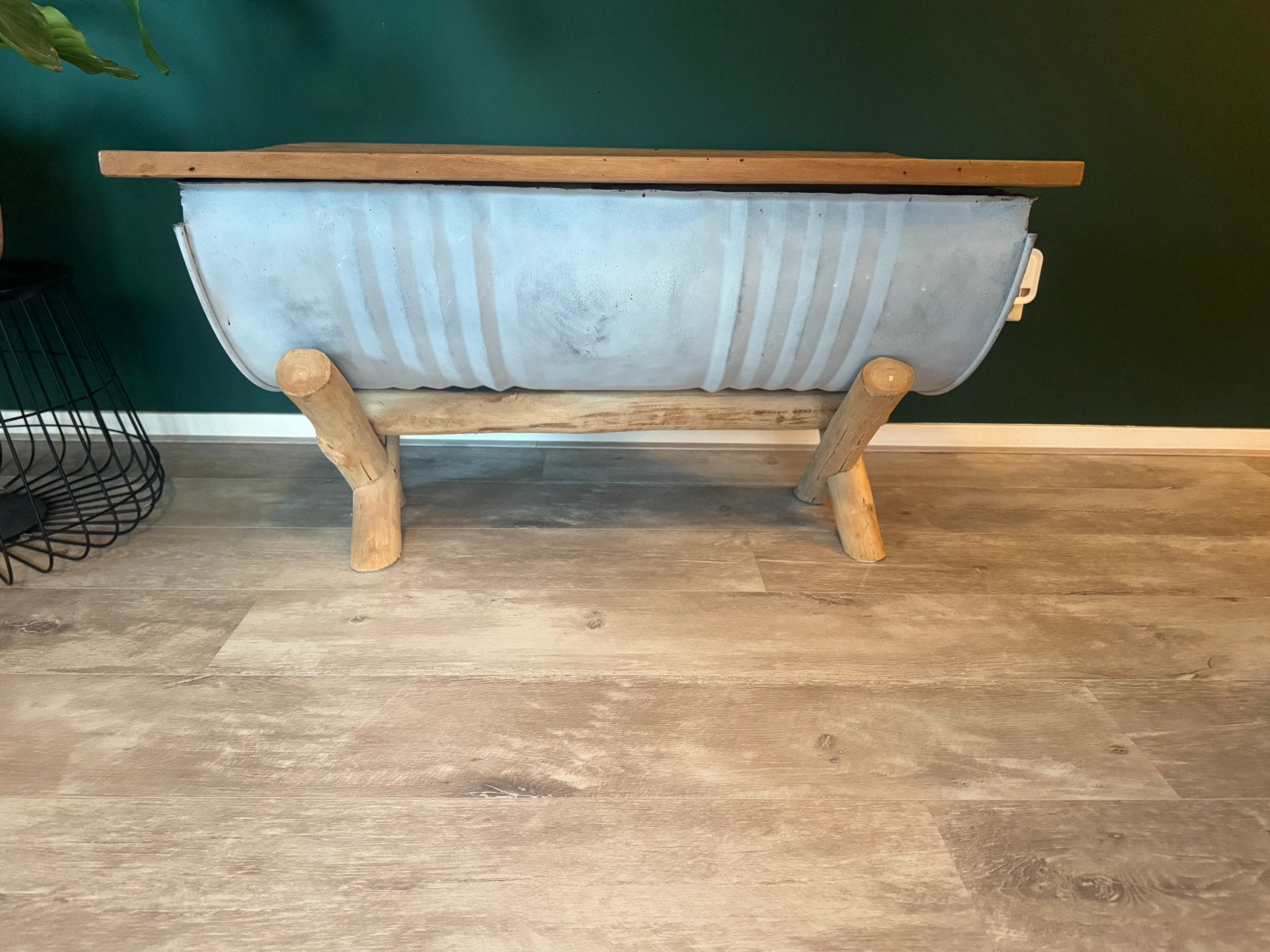 Salontafel olievat, Ophalen, 50 – 75, Gebruikt, 50 tot 100 cm