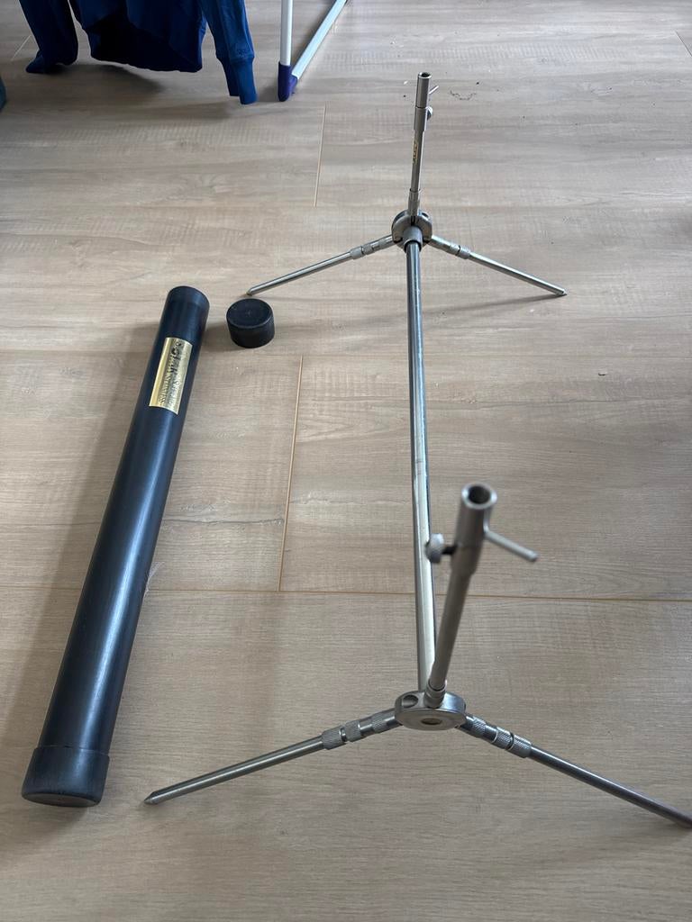 Solar compact rod pod rvs, Watersport en Boten, Hengelsport | Algemeen, Gebruikt, Overige typen, Ophalen of Verzenden