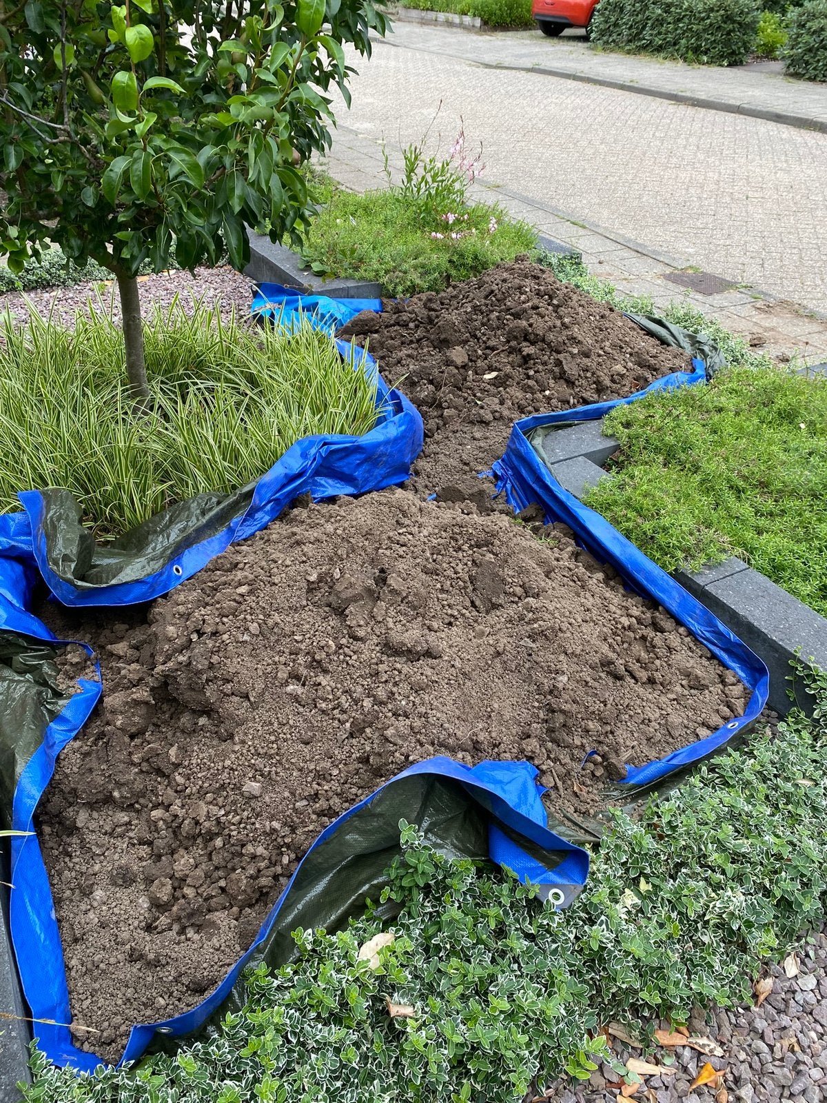Gratis grond, Tuin en Terras, Zand, Ophalen, Gebruikt, Overige typen