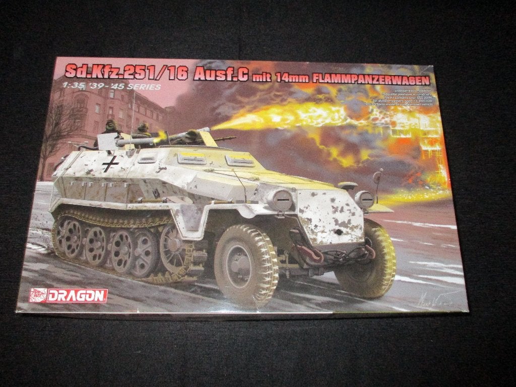 D-235,DRAGON 1-35,NO,6864,Sd.Kfz.251/16 Ausf.C Flammpanzerwa, Overige merken, 1:32 tot 1:50, Overige typen, Nieuw