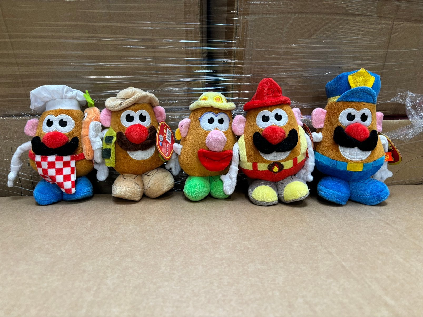 Partij pluche Mr. Potato Head 70 stuks, Ophalen, -, -, Nieuw