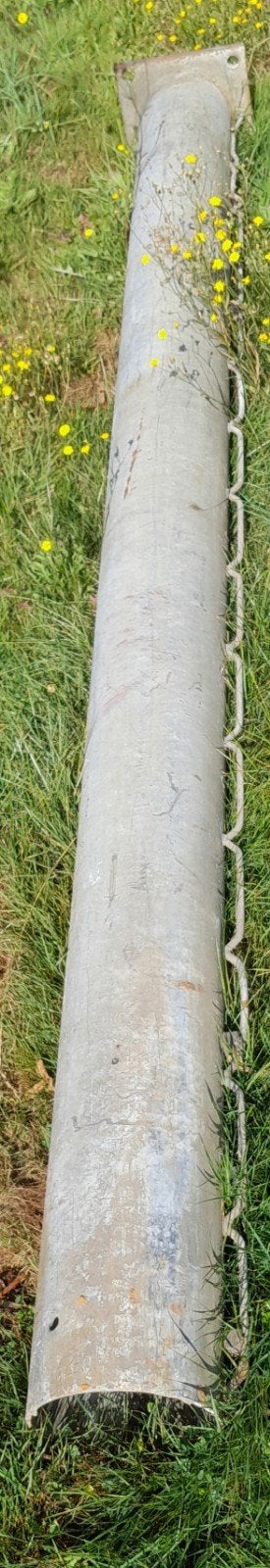 Gegalvaniseerde paal dia 180mm, Ophalen