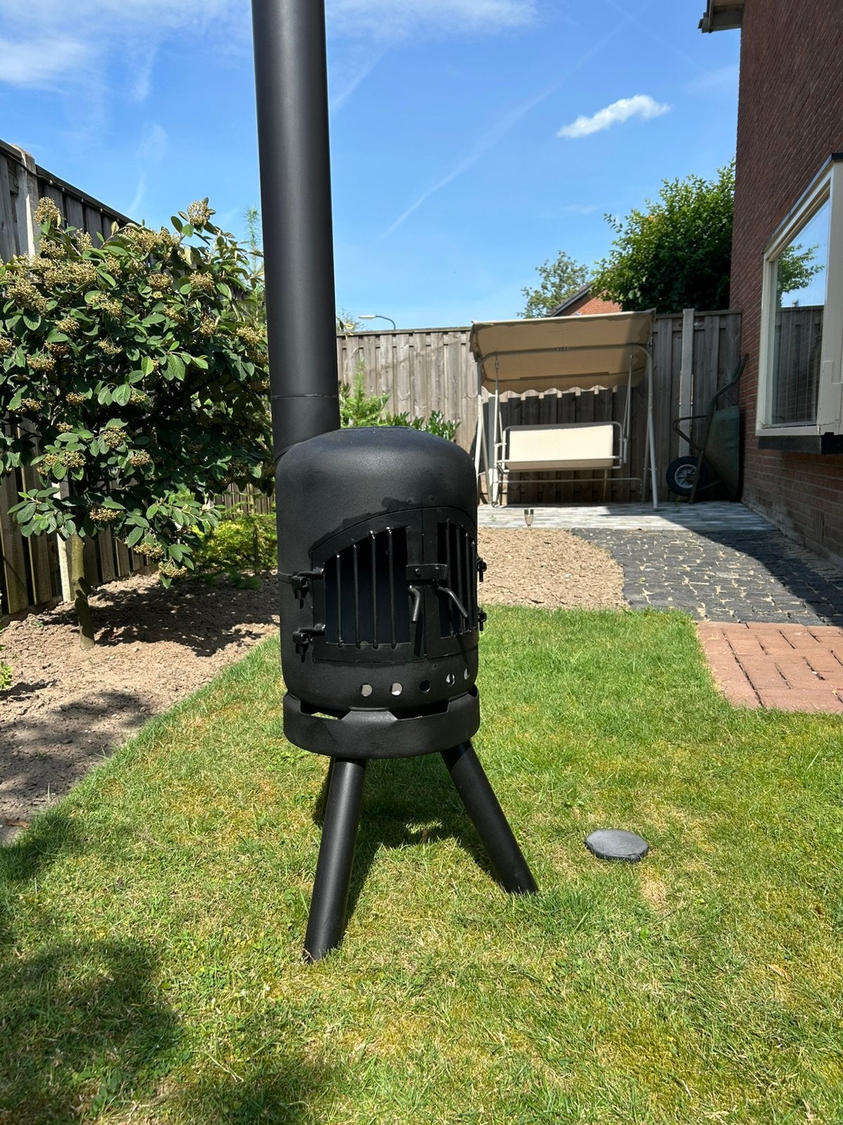 Te koop tuinkachel ideaal voor onder een overkapping, Hademohaarden@outlook.com, Amer 2 7333 lp apeldoorn, Nieuw, Ophalen of Verzenden
