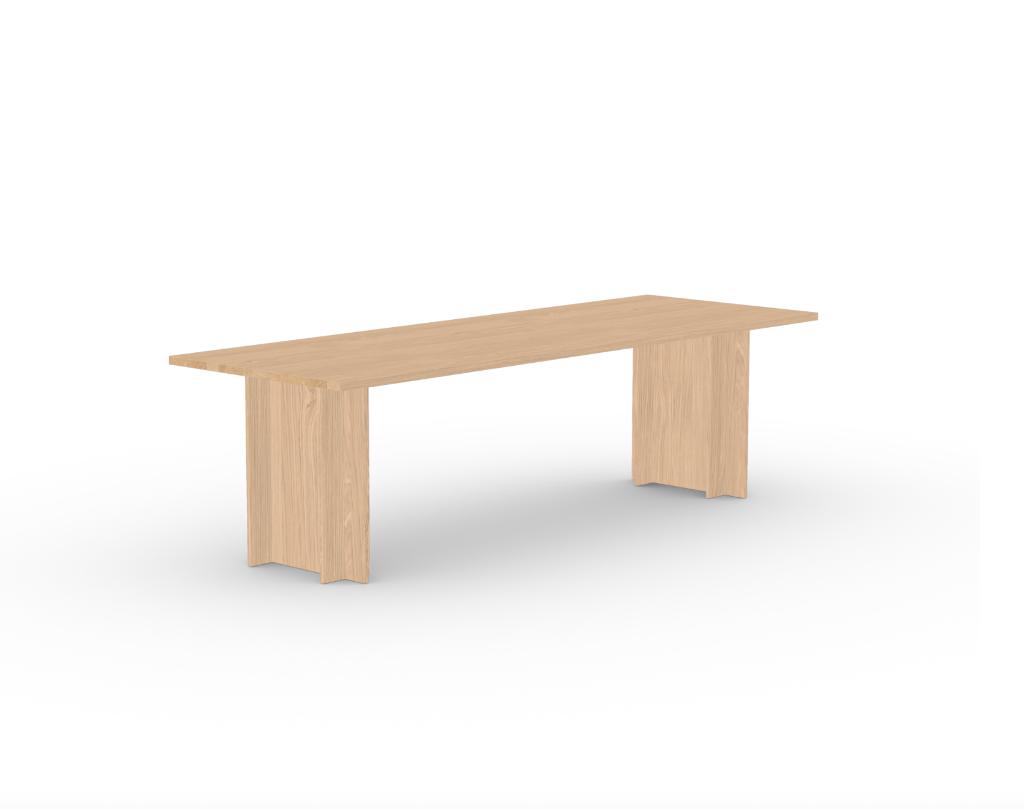 Studio Henk Eettafel Column 260 x 100 Eiken | Van €3049, nu, Studio Henk, Studio Henk, Studio Henk, Rechthoekig