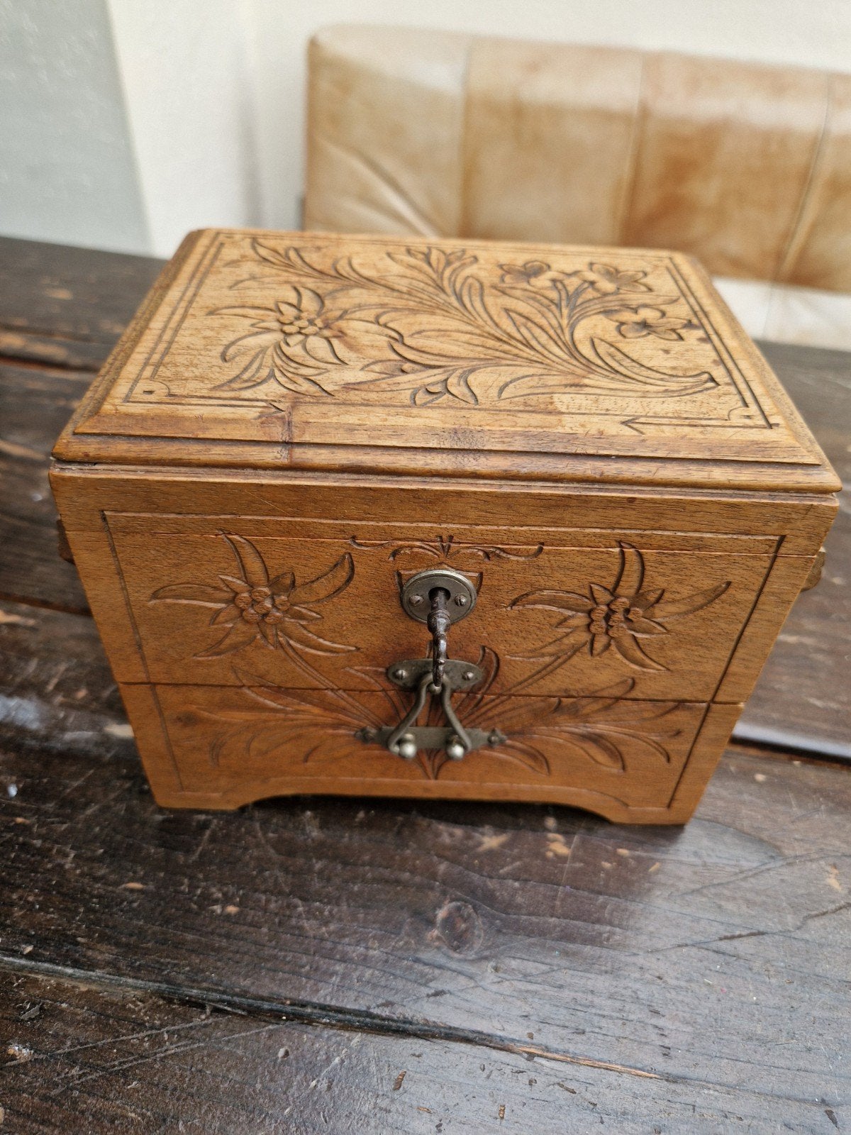 Vintage klein naaikistje, Ophalen of Verzenden