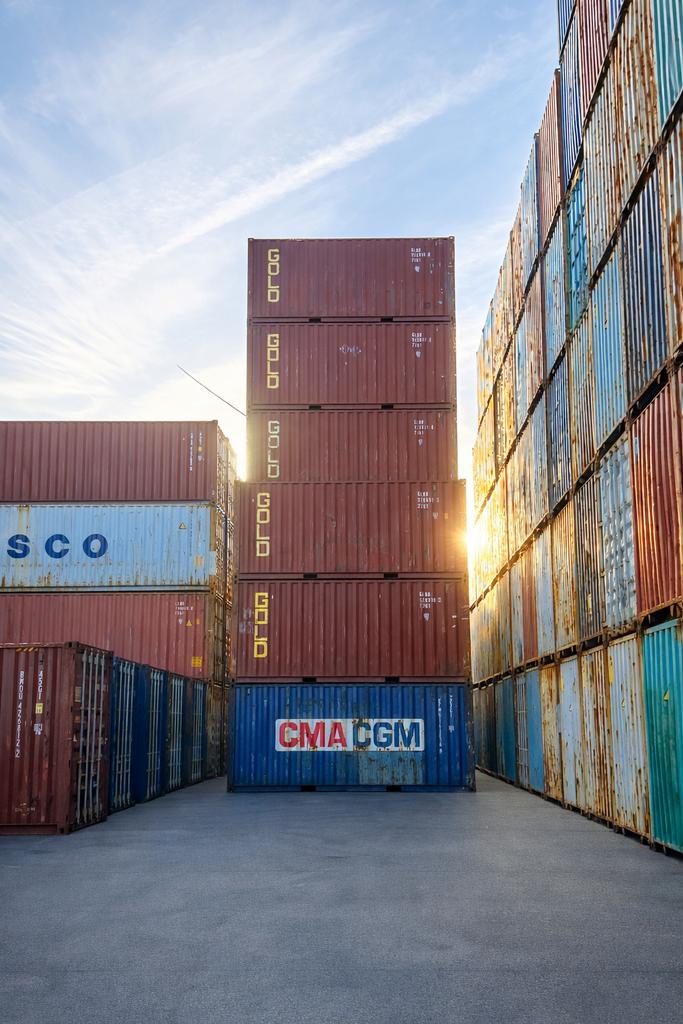 Gebruikte 20 ft zeecontainer geleverd, Ophalen