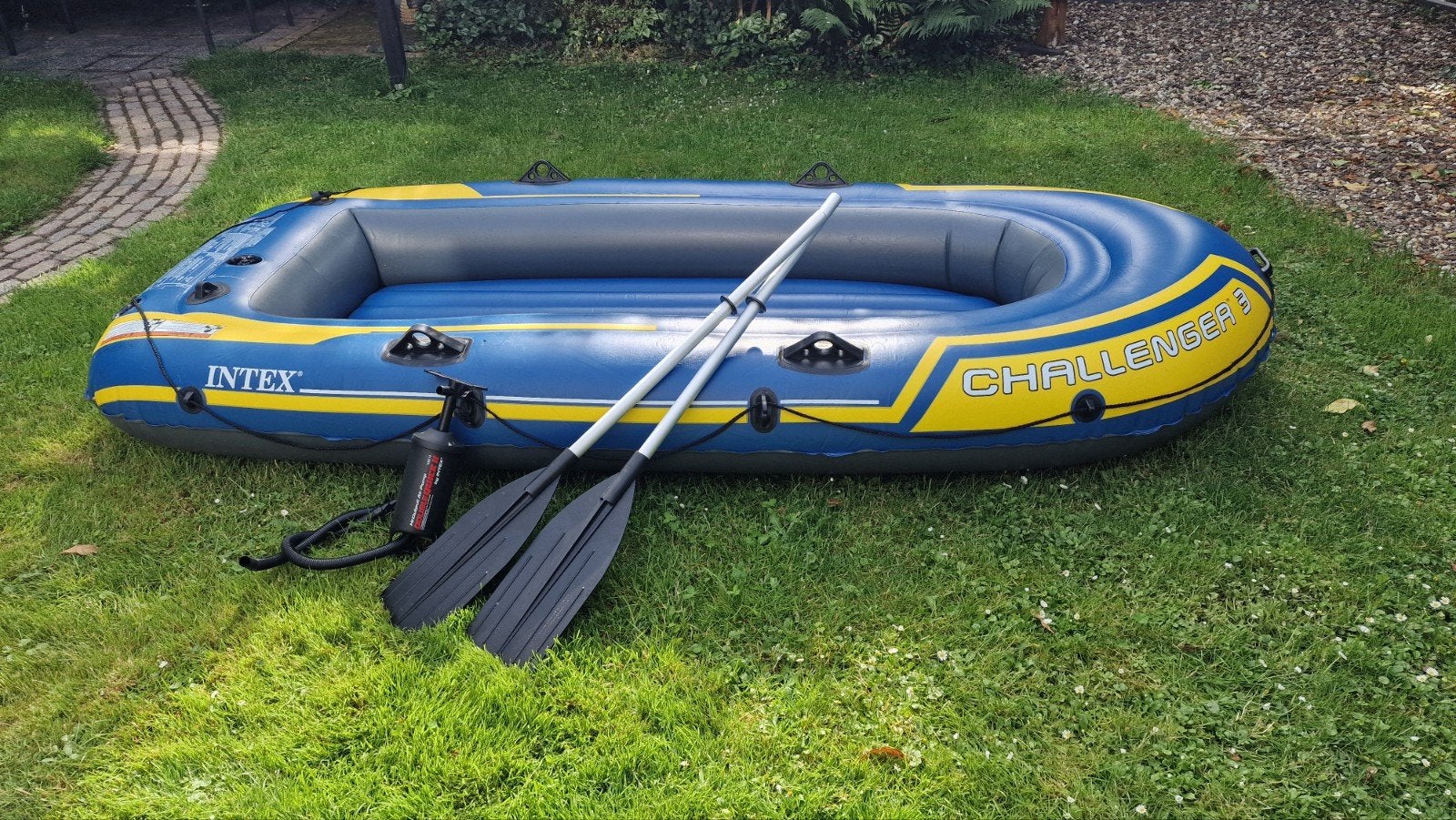 Intex Rubberboot Challenger 3, Watersport en Boten, Kano's, Ophalen, Opblaasbaar, Drie personen of meer, Overige typen