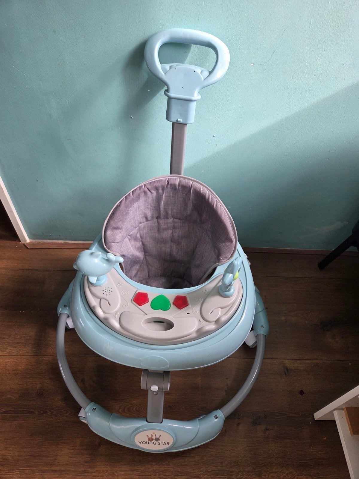 Young Star Babywalker - Blauw met speelpaneel, Kinderen en Baby's, Overige Kinderen en Baby's, Ophalen, Gebruikt