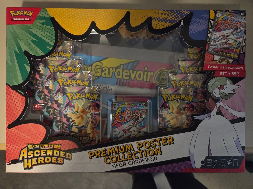 Pokemon Ascended heroes Gardavoir premium poster, Ophalen of Verzenden, Nieuw, Overige typen
