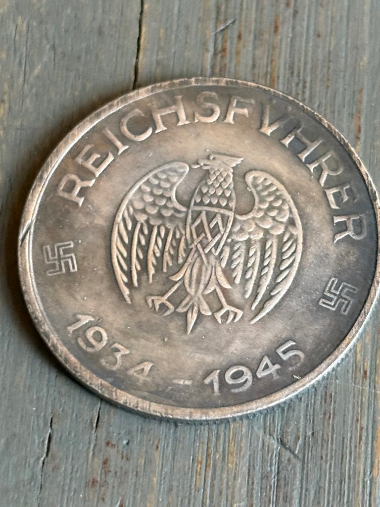 Munt dictator tiran adolf hitler, Ophalen of Verzenden, Duitsland, Losse munt