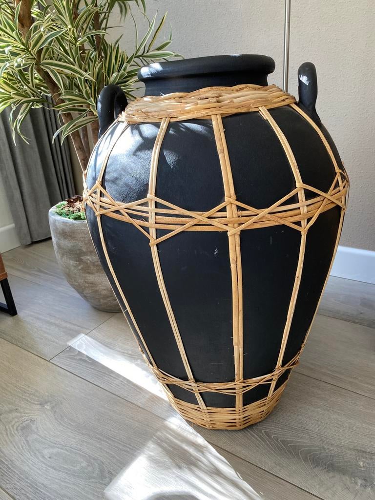 Te koop: Afrikaanse pot, Ophalen, Zwart, Overige stijlen, Zo goed als nieuw