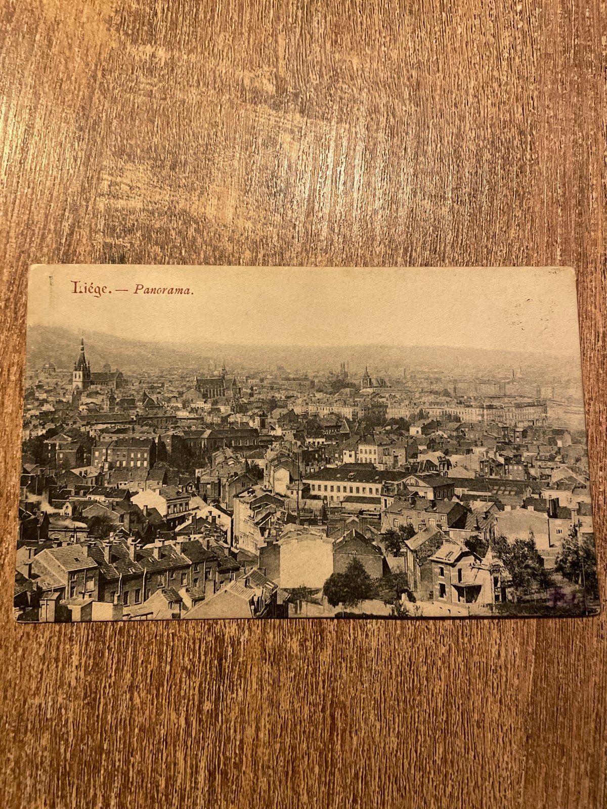Oude postkaart Luik - Panorama, Ophalen of Verzenden, Gelopen, Luik
