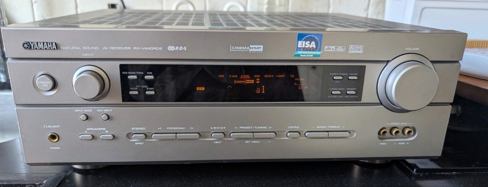 Yamaha RX-V440RDS AV Receiver - Zilver, Ophalen, Yamaha, Zo goed als nieuw, 60 tot 120 watt