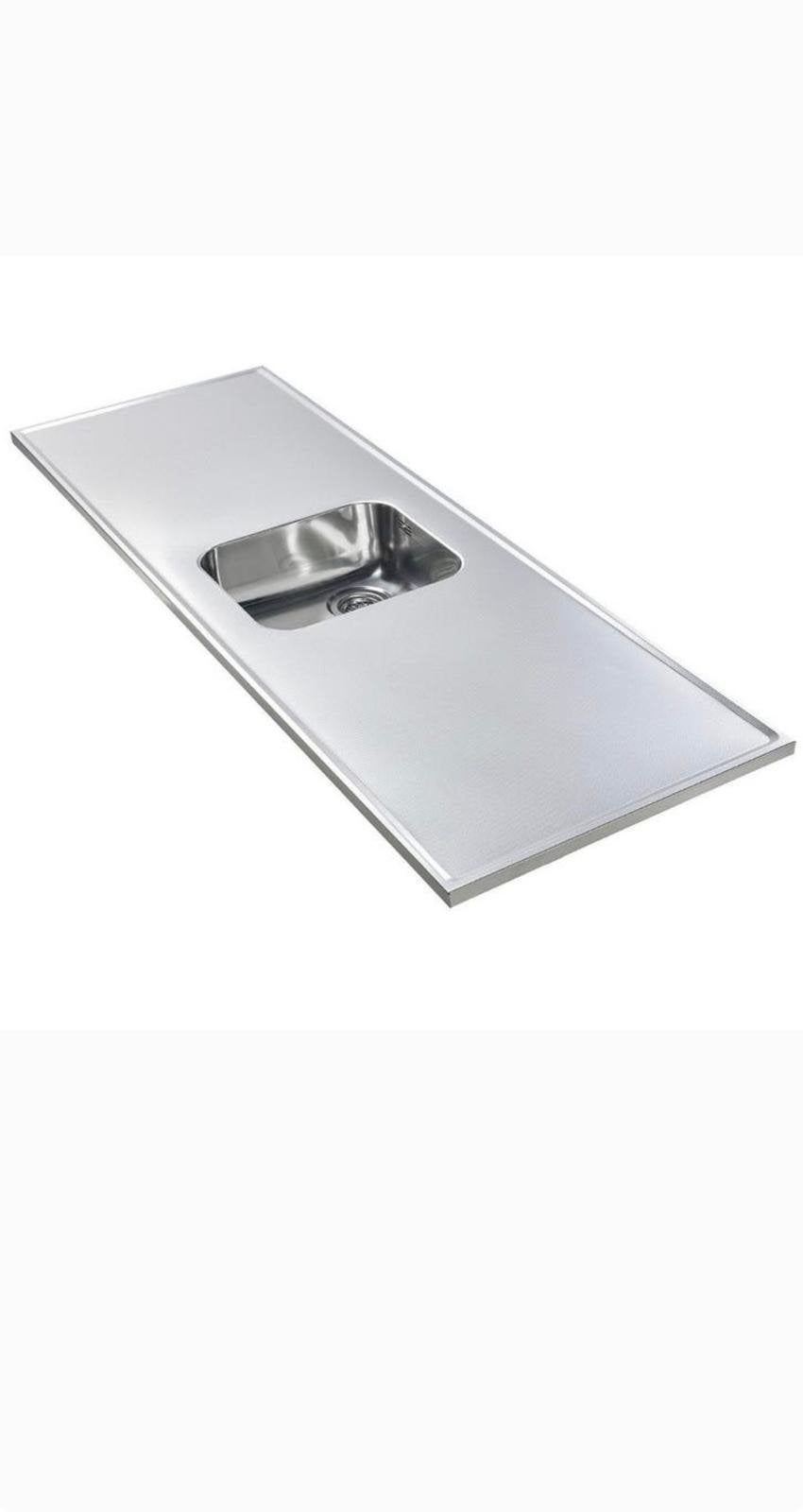 RVS aanrechtblad voor keuken, Ophalen of Verzenden, Zo goed als nieuw, 50 tot 75 cm, Minder dan 100 cm
