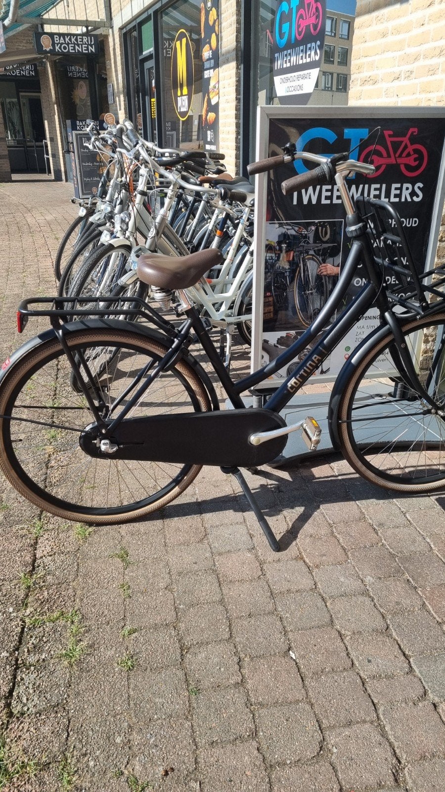 te koop CORTINA u4 meisjes fiets zwart, 50 tot 53 cm, Ophalen, Zo goed als nieuw, Versnellingen