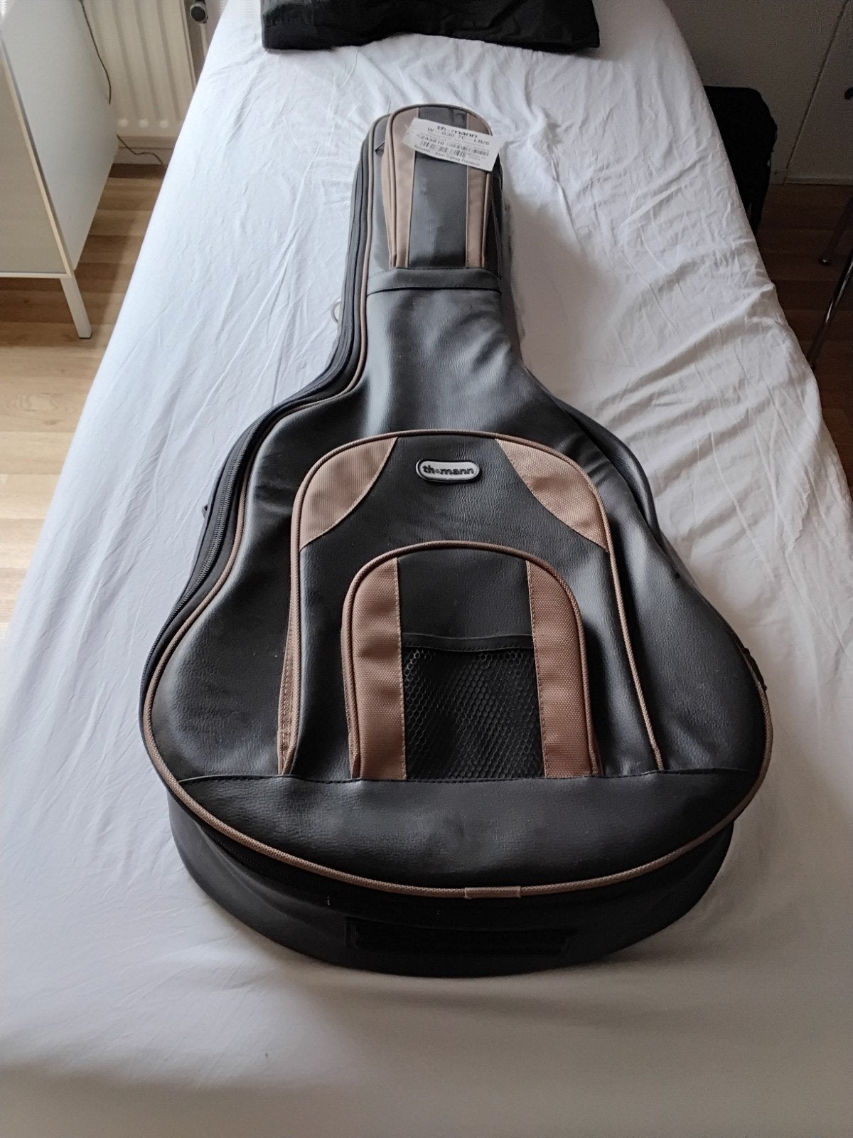 nieuwe akoestische stevige gitaarhoes met veel opberg ruimte, Muziek en Instrumenten, Behuizingen en Koffers, Ophalen of Verzenden