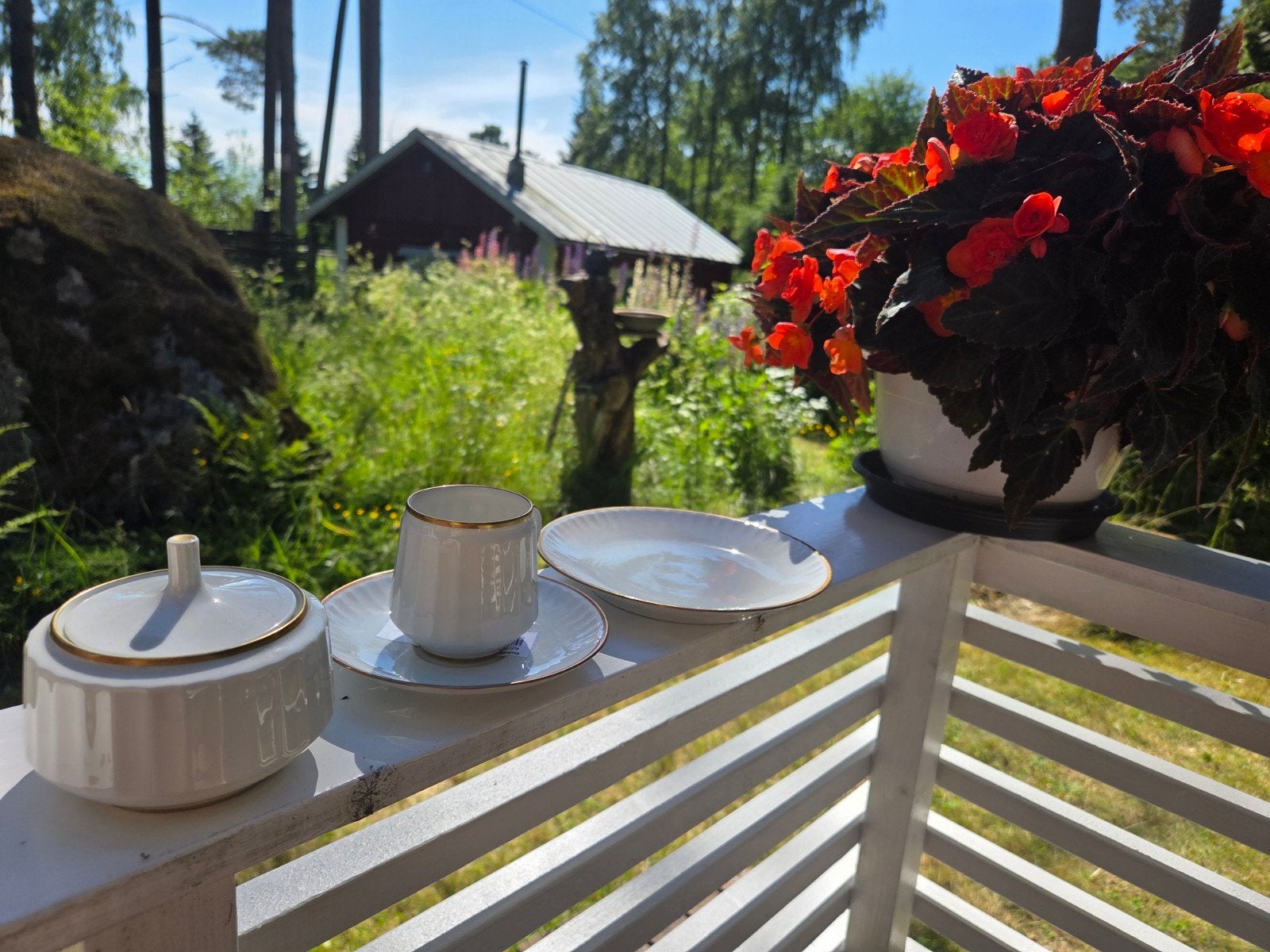 Vintage Rörstrand Sweden "Royal" Koffieservies – 13 delig!, Ophalen of Verzenden