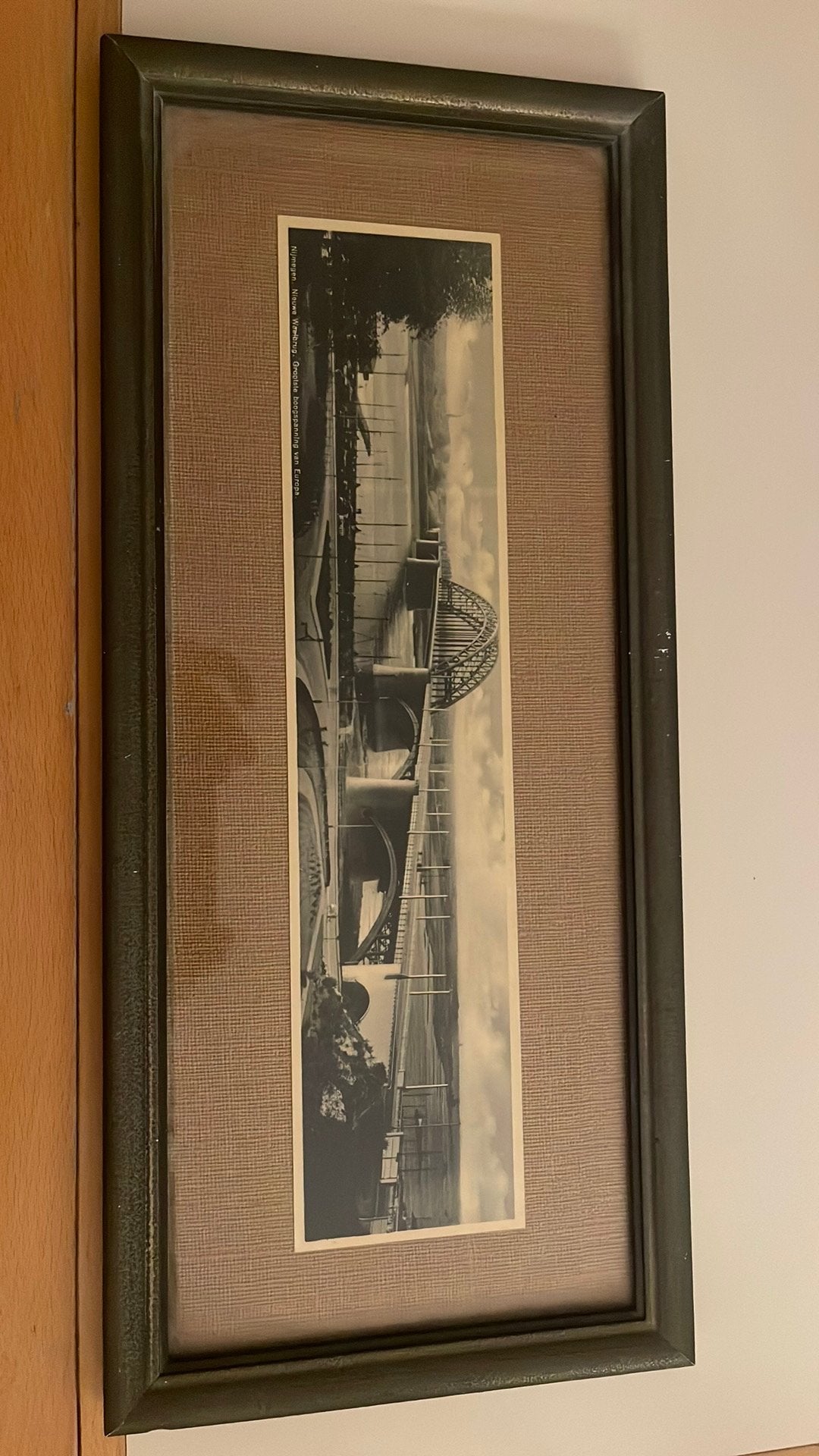 Nijmegen. Nieuwe Waalbrug.1936, Antiek en Kunst, Ophalen of Verzenden