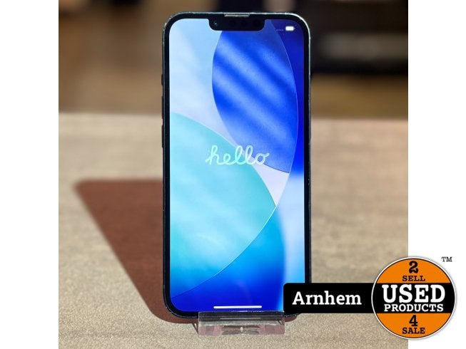 iPhone 13 128GB 72% Blauw | Gebruikte staat, Apple, Zo goed als nieuw, Support@apple.com, One Apple Park Way
Cupertino, CA 95014
United States