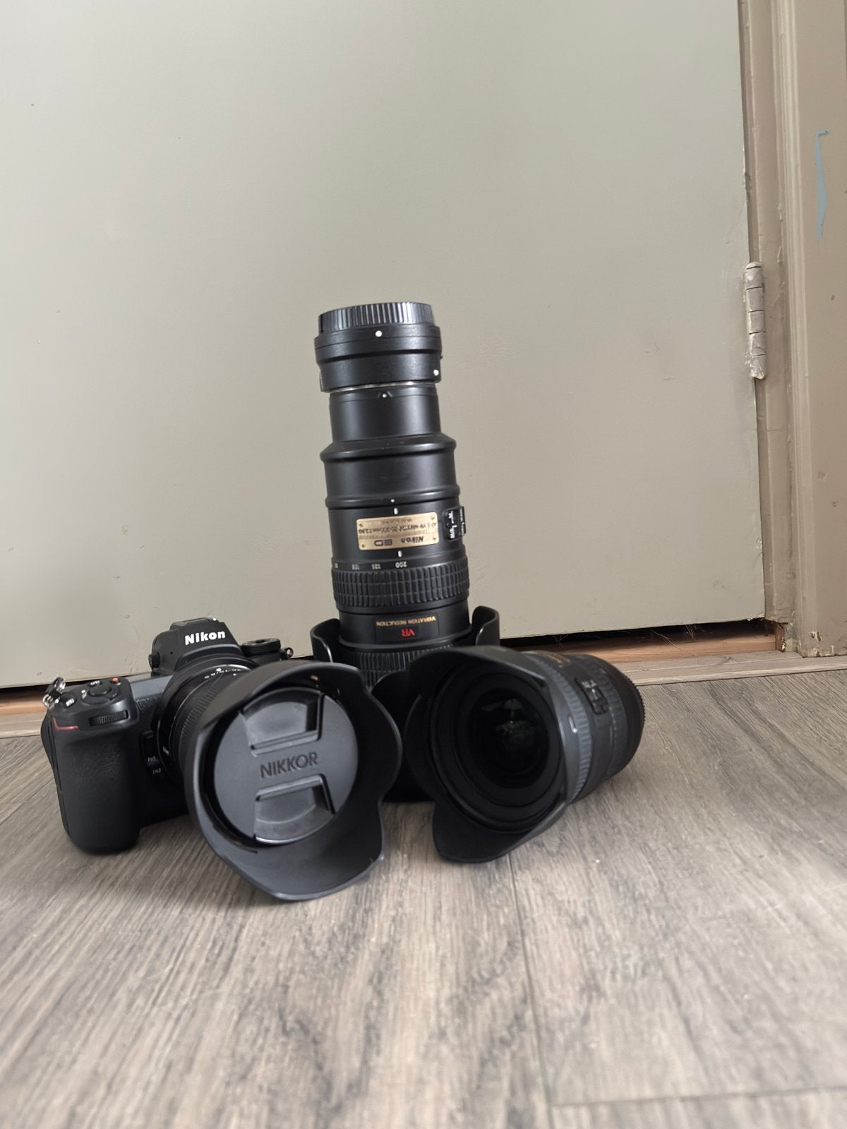 Nikon Z6 + 3 lenzen – complete set, Audio, Tv en Foto, Fotocamera's Digitaal, Ophalen, Gebruikt, Beeldstabilisatie, Accu
