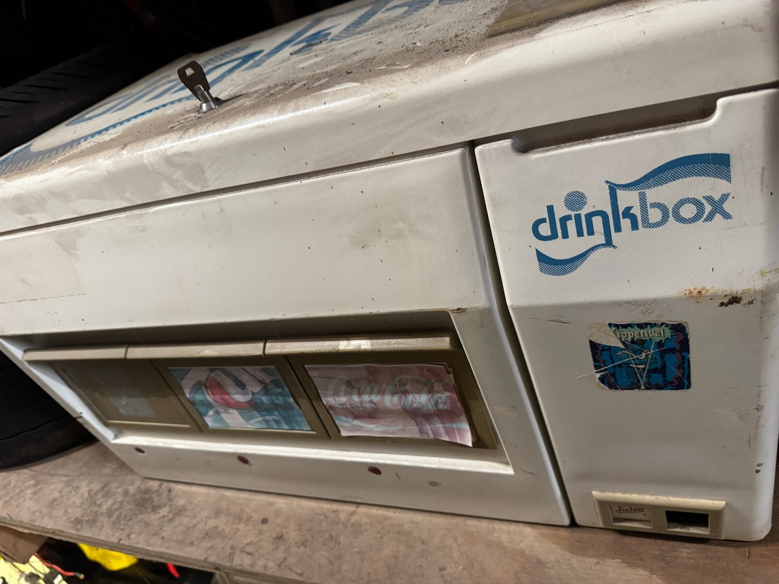 Vintage koelbox Blikjes Koelbox, Ophalen, Gebruikt, Koelbox, Elektrisch
