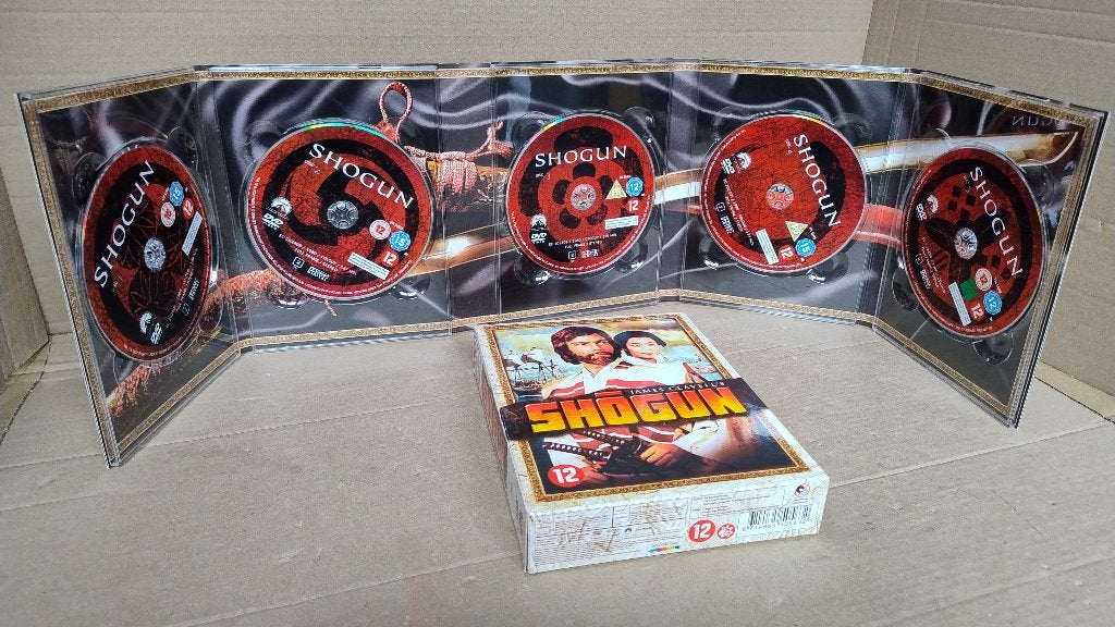5 DVD box set Shogun van James Clavell, Alle leeftijden, Drama, Ophalen of Verzenden, Zo goed als nieuw