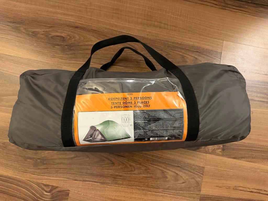 Hema Koepeltent 3 personen, Ophalen, Nieuw, Tot en met 3