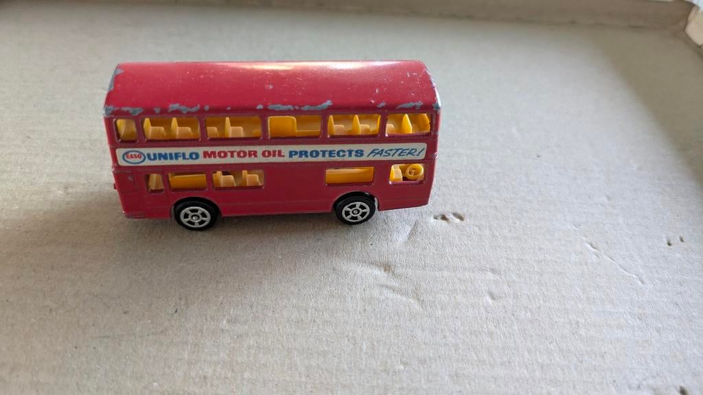 Vintage Matchbox Engelse Dubbeldekker Bus Modelauto, Overige merken, Gebruikt, 1:50 of kleiner, Overige typen