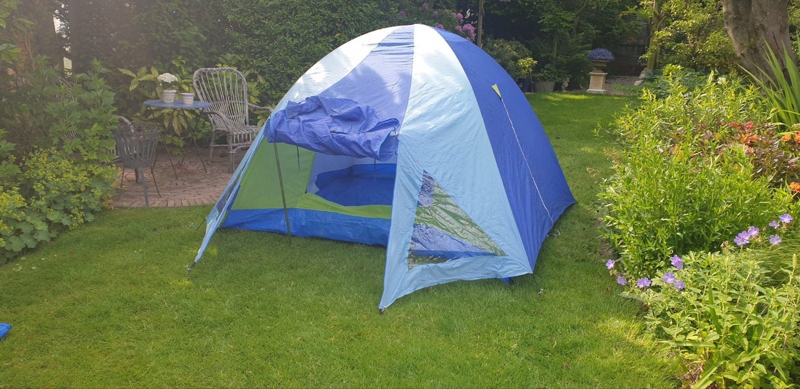 Koepel tentje 2 pers, Ophalen